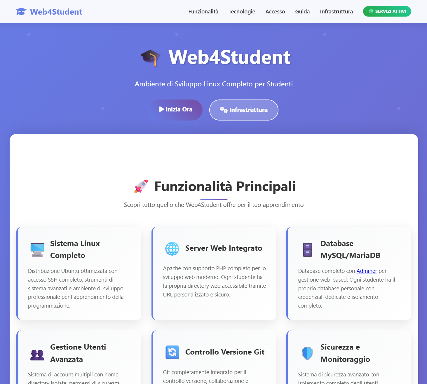 Copertina per Web4Student - Ambiente di Sviluppo per Studenti